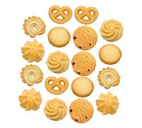 BESPORTBLE 18 pcs Modèles de Biscuits Artificiels PVC Décorations Réalistes pour Jouets Accessoires de Photographie et Enseignement