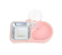 BESPORTBLE 1ensemble Automatique pour Chiens Et avec Distributeur Eau Suspendu Bol Alimentaire Transparent Et Amovible Accessoire Pratique pour Animaux De Compagnie