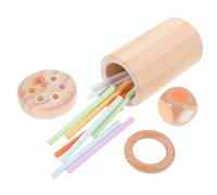 BESPORTBLE 1Ensemble Bâtons Équilibrage Bois Montessori pour Développement de Motricité Fine Coordination Éducative pour Tout Petits