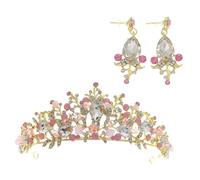 BESPORTBLE 1Ensemble Boucles Oreilles Et Diadème Baroque Pour Éblouissante Accessoire De Élégant Et Chic