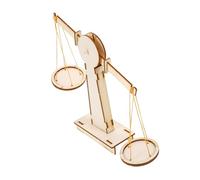 BESPORTBLE 1Ensemble DIY Balance de Bricolage Bois pour Garçon Fille Éducatif de Sciences et Mathématiques Projet Artistique à Assembler pour Développer Créativité et Coordination Manuelle