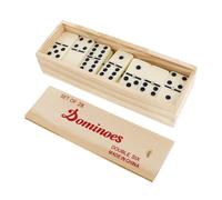 BESPORTBLE 1Ensemble Jeu de Dominos Bois de Améliorez la Capacités Mathématiques pour Événements Familiaux Jeux Créatifs Sécurisé