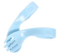 BESPORTBLE 1Ensemble Vaisselle de Formation Pratique pour Nourrissons Cuillère à Tête Pliante et Fourchette Outils et Durable pour Faciliter la Transition