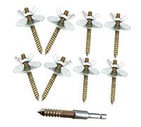 BESPORTBLE 1ensemble Visserie pour Perchoirs De Cage à Oiseaux Kit De Fixation pour Accessoires De Perchoirs avec Rondelles Convient pour Oiseaux Hamsters Et Autres Petits Animaux