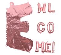 BESPORTBLE 1Ensemble Welcome Balloons Set Welcome Foil Balloons For Back To School Decorations Classroom Decor Party Supplies And Photo Backdrop