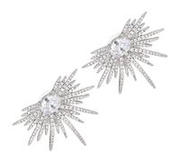 BESPORTBLE 1Paire Boucles Oreilles Étoilées Scintillantes Pour Accessoire Élégant Pour Occasions Spéciales Design Unique