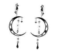 BESPORTBLE 1Paire Boucles Oreilles Pendantes Femme De Oreille Élégants Et Contemporains Parfaits Pour Toutes Occasions Noir