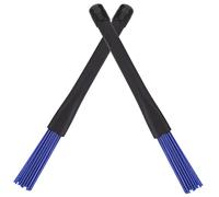 BESPORTBLE 1Paire Brosse à Tambour Nylon Rétractable Ergonomique pour Jazz pour Débutants et Musiciens Couleur Bleue Facile à Transporter