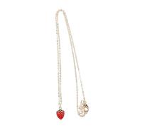 BESPORTBLE 1Pc Collier Pendentif Fraise Bijoux Pour Filles Colliers Collier Rouge Filles Bijoux Collier Pour Filles Fraise Bijoux Fraise Pendentifs Alliage Fer