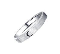 BESPORTBLE 1Pièce Creative Adjustable Couples Ring With Moon And Stylish Finger Jewelry For Him And Her