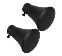 BESPORTBLE 2 Embouts de Tringle à Rideaux en Fer Noir 22 MM Décoratifs et Résistants à l'usure pour Tringles à Rideaux Rondes Accessoires de Décoration Intérieure
