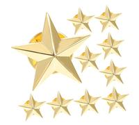 BESPORTBLE 2 Ensembles Badge Pentagramme Pour Broche Étoile Patch Brodé À Chaud Badge Étoile Décorations De Mariage Pour Hommes Breloque En Forme De Revers Patchs De 10 pièces * 2