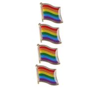 BESPORTBLE 2 Ensembles Badges De Fierté Arc Épingles Métalliques Fashionables Pour Vêtements Et Accessoires Lgbt 2 Pièces * 2