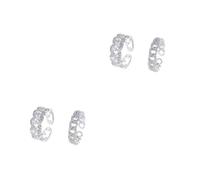 BESPORTBLE 2 Ensembles Bague Anneau Ouvrir Branché Dame Décoration Bijoux De Main Pour Femme Annulaire Bijoux De Doigt Pour Les Femmes Bijoux De Bras Pour Femmes Cuivre 2 Pièces * 2