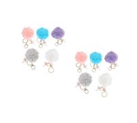 BESPORTBLE 2 Ensembles Ballerine Pompons Fluffy Pour Sacs À Main Et Accessoires Élégants 5 Pièces * 2