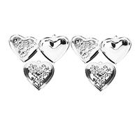 BESPORTBLE 2 Ensembles Boîte À Pendentif Photo or Charme Clé Médaillons Pour Femmes Qui Tiennent Des Images Nom Petit Médaillon Photo Collier Médaillon Pendant Photo Métal 2 Pièces * 2