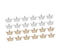 BESPORTBLE 2 Ensembles Broche Couronne Goupille Couronne Épinglette Broche De Châle Broche Délicate Broche De Vêtements Épingle À Couronne Épingle À Alliage 12 Pièces * 2