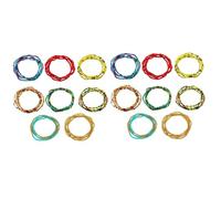 BESPORTBLE 2 Ensembles Chaîne De Taille En Perles De Riz Chaînes Pour Perlé Baignade Plage Faire La Fête Été Chaîne De Taille Du Ventre Chaîne De Corps Coloré 8 Pièces * 2