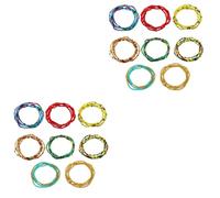 BESPORTBLE 2 Ensembles Chaîne De Taille En Perles De Riz Été Perlé Pour Baignade Chaînes Plage Faire La Fête Féminin Bijoux De Corps Chaîne De Corps Coloré 8 Pièces * 2