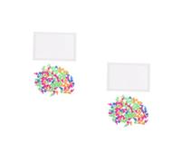 BESPORTBLE 2 Ensembles Jeu de Puzzle à Clous Forme de Champignon Éducatif DIY pour Garçon Fille Planche de Motricité Fine Plastique avec Développement Créatif et