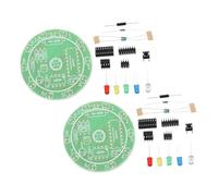 BESPORTBLE 2 Ensembles Kit de Pratique Soudure Électronique pour Débutants avec Composants Variés pour Apprentissage DIY Réutilisable pour Formation et Perfectionnement des Compétences