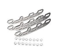 BESPORTBLE 2 Ensembles Lames de Rechange Acier Inoxydable pour Patins à roulettes Set avec Embouts Installation Facile et Résistante Corrosion