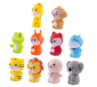 BESPORTBLE 2 Ensembles Lot Marionnettes à Doigts Vinyle Souple Animaux pour Garçon Fille Jouets Éveil Éducatifs pour Raconter des Histoires et Jeux Imagination Famille