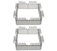 BESPORTBLE 2 Ensembles Miniature Military Fence Accessories for War Scene Building Blocks Easy-to-Assemble Plastic Mini Fence for Micro Landscape and Garden Decoration