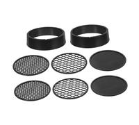 BESPORTBLE 2 Ensembles Plastic Garden Sieve Set Portable Soil Stone Riddle with Fine Mesh for Balcony and Mini Garden