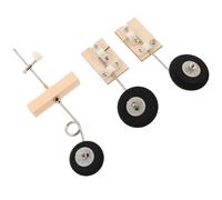 BESPORTBLE 2 Ensembles Rc Aircraft Landing Wheels Replacement Undercarriage Gear for Fixed Wing Model Plane Rc Jet Accessories