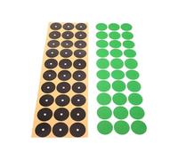 BESPORTBLE 2 Feuilles Autocollants de Position pour Table de Billard | Noir, Feutre Autocollant Mat, Adhésif Fort, pour Séances de Club et Enseignement