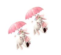 BESPORTBLE 2 feuilles Stickers Muraux Lapin Couple PVC Autocollants Décoratifs pour Salon et Chambre Motifs Faciles à Poser sur Surfaces Lisses et Sèches