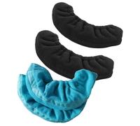 BESPORTBLE 2 Paires Couvre-Lames de Patins à Glace Élastiques et Résistants Protection Skate Robuste pour Patinage Artistique Couvre-Chaussures de Hockey avec Base Renforcée Lot de Noir et