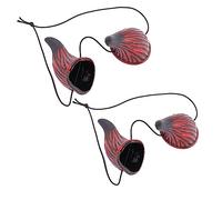 BESPORTBLE 2 Paires Décoration De Corne Décorer Décorations D'halloween Cornes De Costumes Caoutchouc Rouge