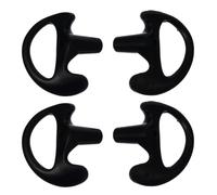 BESPORTBLE 2 Paires d'Embouts Auriculaires en Silicone Noir Grosse Taille Inserts Auriculaires Souples Compatibles Tube à Bobine Acoustique Oreillettes pour Casque Audio Confort et