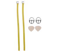 BESPORTBLE 2 Paires Lacets Cuir Jaunes Lacets Sturdy pour Chaussures à Talons Accessoire