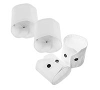 BESPORTBLE 2 paires Manchettes Décoratives Détachables et Confortable Amovibles Élégants pour Chemises et Blouses Accessoires et Stylés