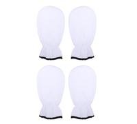BESPORTBLE 2 Paires Moufles de Soin des Mains en Paraffine Blancs, Lavables en Polyester et Flanelle, pour Usage à Domicile Salon, Nourrissant et Thermique
