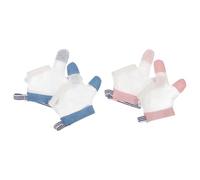 BESPORTBLE 2 paires Protège-doigts Anti-sucette pour Garçon Fille Protège-doigts Anti-morsure Ajustables Tissu Doux Confortable Stop Succion et Griffures pour Nourrissons Couleur Aléatoire