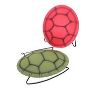 BESPORTBLE 2 pièces Accessoire Costume Carapace de Tortue EVA pour Garçon Fille Sac à Dos Cosplay pour Fête Halloween et Carnaval Déguisement Vert et Rouge et Réutilisable