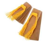 BESPORTBLE 2 Pièces Allegro Bamboo Board Kuaiban Performance Folk Music Performance Percussion Instruments Kuaiban Rhythm Chinese Folk Music Drama And Music Instruments Chine Allegro Cotton