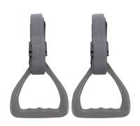 BESPORTBLE 2 Pièces Anneaux de Gymnastique, Anneaux de Gym Réglables en Abs et Nylon, Sangles Ajustables, Entraînement de Force Core, pour Gym et Jardin, Hommes et Femmes