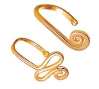 BESPORTBLE 2 Pièces Anneaux de Nez U Shape de Nez de Serpent et Escargot Accessoires Perçage pour Fêtes et Tenues