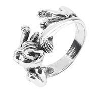BESPORTBLE 2 Pièces Bague Ouverte Vintage Forme de Chat Totem Accessoire de Mode Élégant pour Style