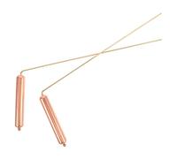 BESPORTBLE 2 pièces Baguettes Sourcier Cuivre Pur Bâtons Radiesthésie Rétractables Outils Divination Eau Précis et Portables pour Recherche Or et Suivi Fantômes