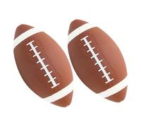 BESPORTBLE 2 pièces Balle Rugby Gonflable pour Garçon Fille Équipe Extérieur Ballon Éducatif Souple et pour Entraînement Rugby