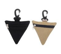 BESPORTBLE 2 Pièces Banane Ceinture Pochette Utilitaire pièce de Monnaie Pochette Rangement Pochette de Rangement Valise Pratique Porte-Objets de Camping utile Tissu Non tissé