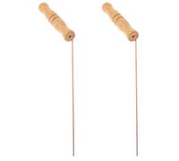 BESPORTBLE 2 pièces Bâtons de Radiesthésie Cuivre Pur pour Enquête Paranormale Sourcier Eau et Recherche Or Outils de Détection Précise et Portables