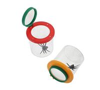 BESPORTBLE 2 pièces Boîte Dobservation Insectes avec Loupe et Double Lentilles Kit Garçon Fille pour Exploration Nature et Apprentissage Plein Air Boîte Loupe Portable pour Observation