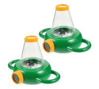 BESPORTBLE 2 pièces Boîte Observation Insectes avec Loupe Intégrée Kit Portable pour Explorer et Observer Insectes Plantes et